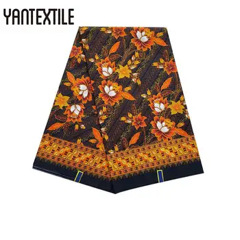 Yantextile正真正銘の本物のワックス生地アフリカアンカラポリエステル高品質アフリカワックスプリント生地tissu africain縫製