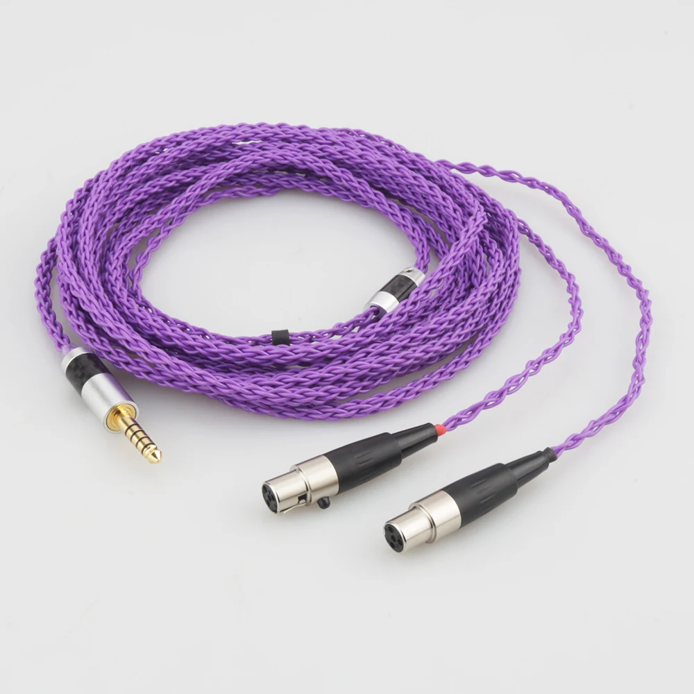 4 4MM Balanced HiFi Cable Compatible with Audeze LCD 2 LCD 3 LCD 4 LCD X LCD XC Headphone and for Astell Kern AK240 AK380