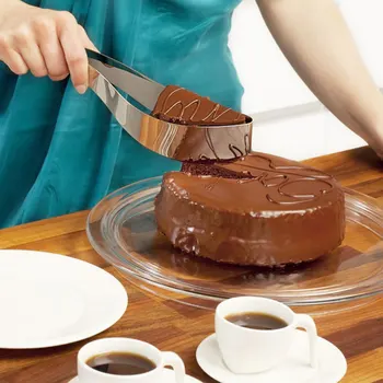 

Cake Slicer Cutter Stainless Steel Cake Server And Knife Bread Pizza Knife Divider Cake Tools Dropshipping