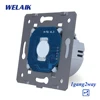 WELAIK-Brand EU Stairs-Wall-Switch Touch-Switch DIY-Parts-Screen Wall-Light-Switch 1gang-2way AC250V-A912 ► Photo 2/4