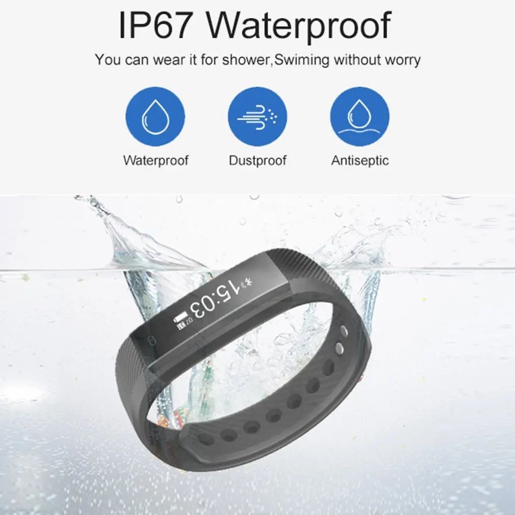 Водонепроницаемый смарт-браслет Smartband 4,0 с 0,86 дюймовым OLED сенсорным экраном мониторинг сна подсчет шагов