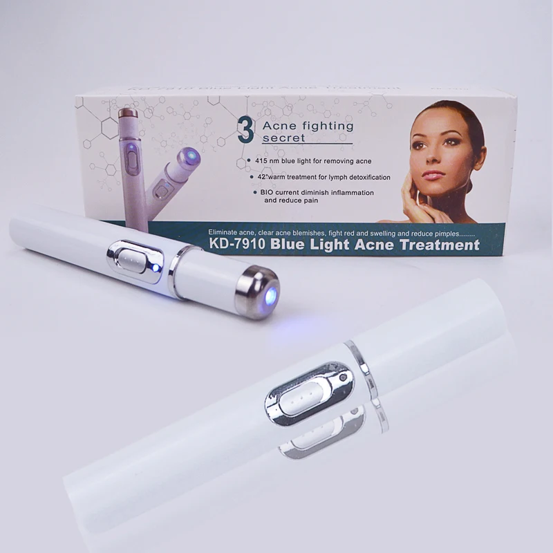 Licheng Acne Laser Pen Portable Wrinkle Removal Machine Durable Soft Scar Remover Device Blue Light Therapy Pen Massage Relax