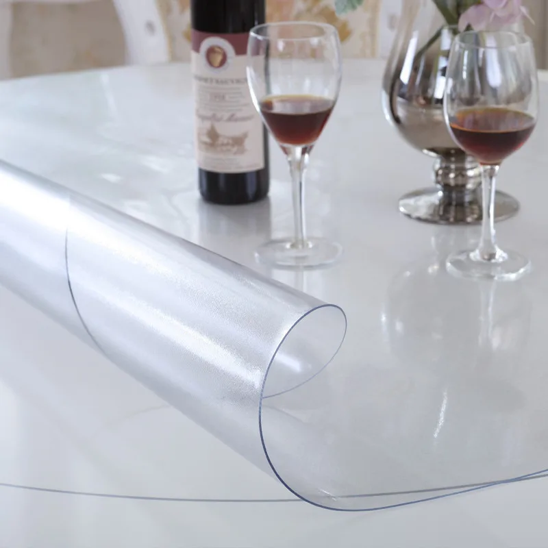 

Withme PVC tablecloth transparent waterproof tablecloth with kitchen pattern oil-proof tablecloth glass soft cloth 1.0mm 1.5mm