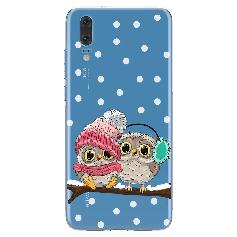 Чехол ciciber с милыми животными и совами для Huawei P30 P20 P10 P9 P8 Lite Pro Plus 2017 P smart 2019 чехлы