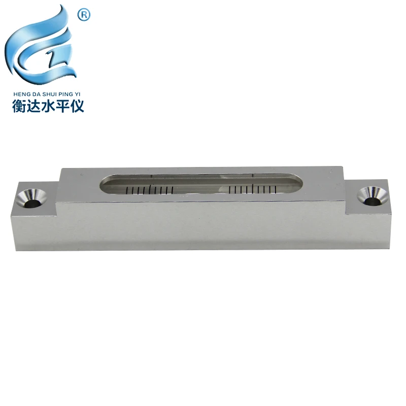 

Metal spirit level bubble with mounting hole long strip spirit level