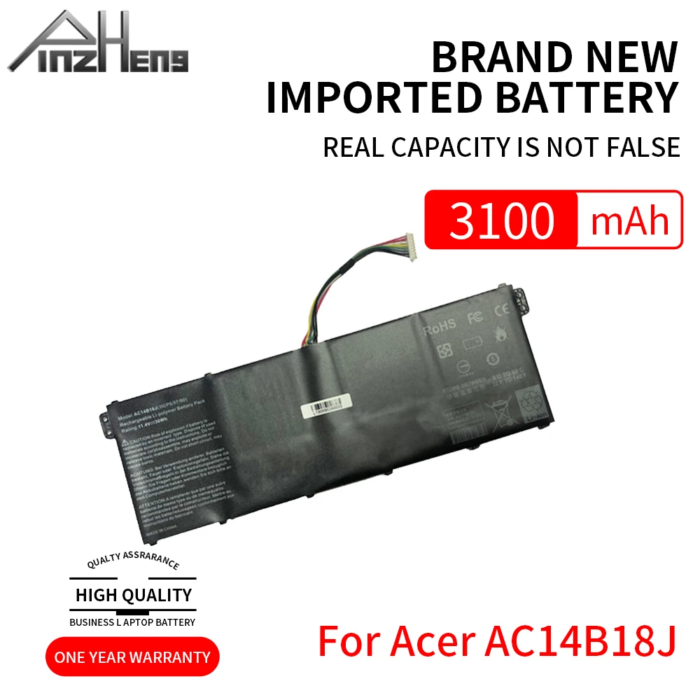 PINZHENG AC14B18J AC14B13J ноутбук Батарея для Acer Aspire ES1-511 ES1-512 V3-111P CB3-531 311 TravelMate B115 B116 MS2394 |