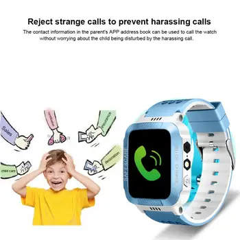 

5 Colors Anti-lost Smart Watch Kids Wristwatch Waterproof Baby Watch Remote Camera SIM Calls Gift For Children School Students