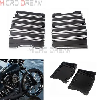 

1 Pair Motorcycle CNC Aluminum Rocker Box Top Cover Guard Kits For Harley Touring Twim Cam Dyna Softail 1999-2017