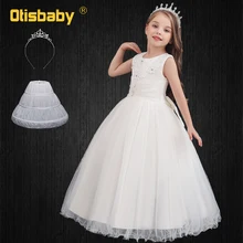 Зимняя одежда для девочек-подростков от 2 до 12 лет длинные платья для выпускников на свадьбу, день рождения, церемонию, Monsoon, праздники