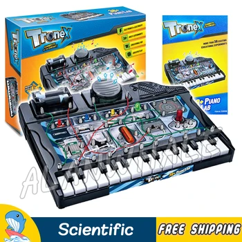 

38 Multi Experiments Piano Lab Electrical Science Sets Scientific Kits Brain Physics DIY Model Building Education Boys Toys