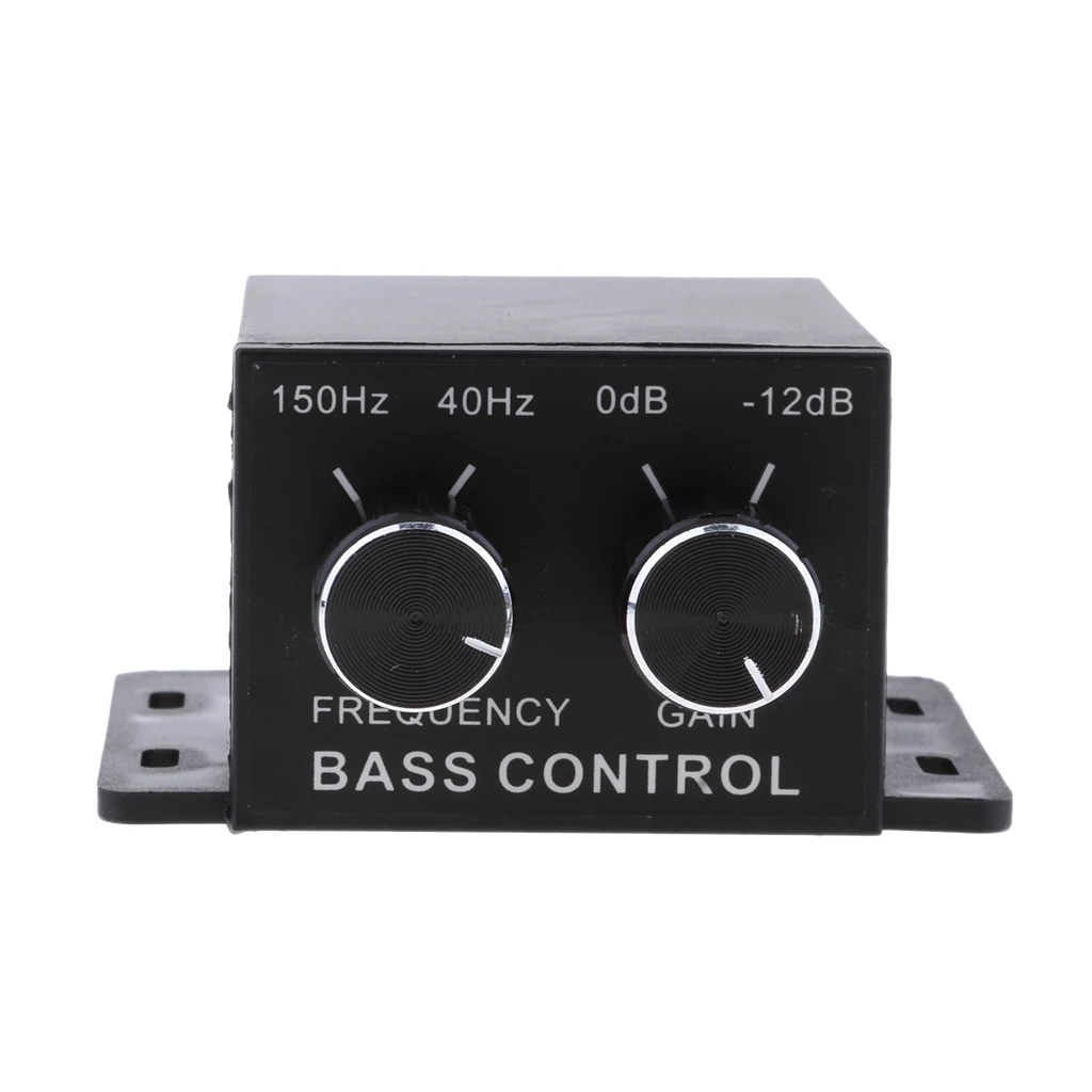 Car Home Audio Amplifier Subwoofer Bass RCA Level Remote Volume Control