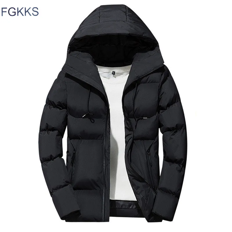 FGKKS зимняя Для мужчин куртки парки куртка для мальчиков Модные штаны Брендовые