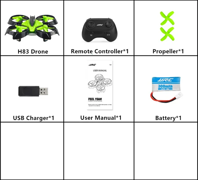 JJRC H83 RC Mini Drone Helicopter 4CH Quadcopter Drone 6Axis One Key Return Anti-collision 360 degree Flip rc Toys VS H36 H31
