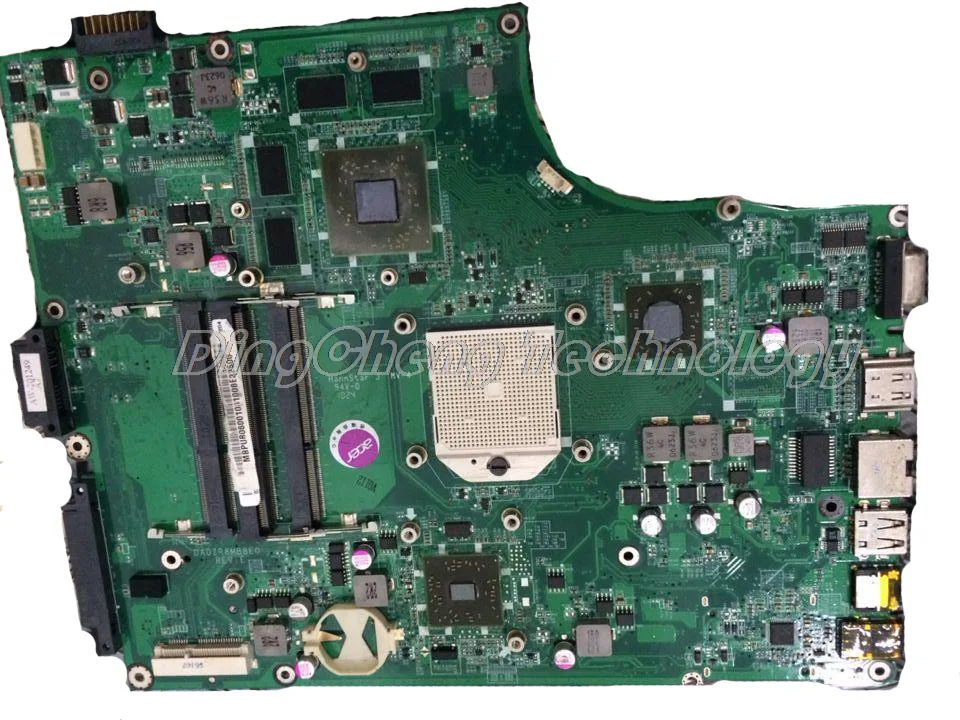 

Laptop Motherboard for ACER 5625 5625g MB.PV706.001 notebook mainboard DA0ZR8MB8E0 non-integrated with 8 video chips
