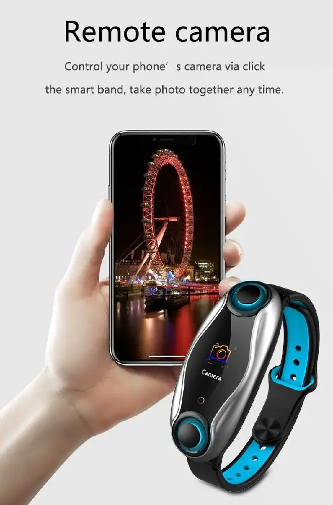 LT04 IP67 Waterproof Men Women Fitness Bracelet Wireless Bluetooth Earphone Smart Watch 2 In 1 Bluetooth 5.0 Sport Smart Watch