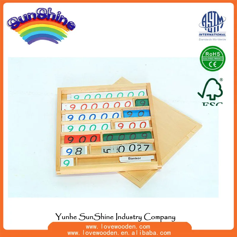 

Montessori Teaching Aids Montessori Mathematics Education Teaching Aids Bank Game Baby CHILDREN'S Teaching Aids