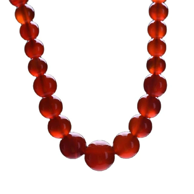 Buy Red Agate Necklace With Pearls by JOULES BY RADHIKA at Ogaan Market  Online Shopping Site