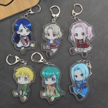 

Anime Ascendance of a Bookworm Motosu Urano Turi Ferudinando Cosplay Keychain Figure Bags Pendant Acrylic Keyring Toy