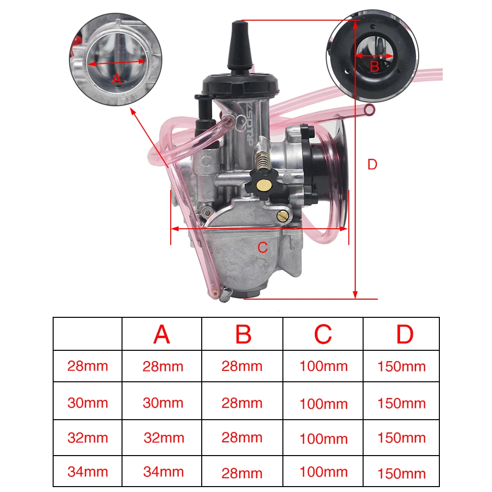 Alconstar мотоцикла карбюратор KSR Модель 28/ 30/32/34 Carburador Evolution Kit EVO Carb для подходит Yamaha KTM