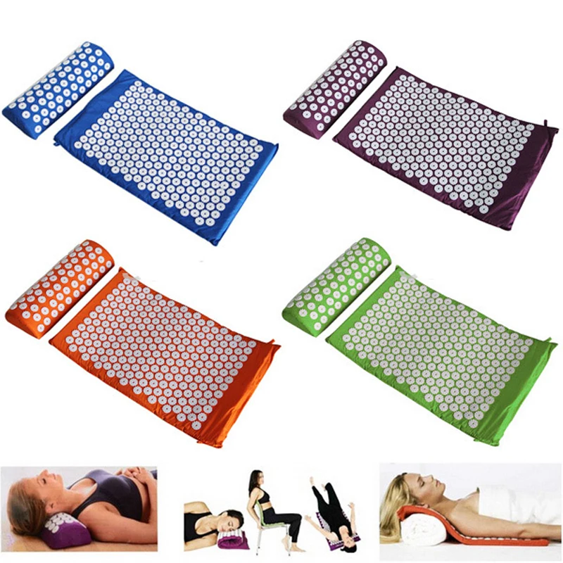 

Health Care Pain Relief Acupuncture Massager Cushion for Shakti Acupressure Yoga Body Massage Mat