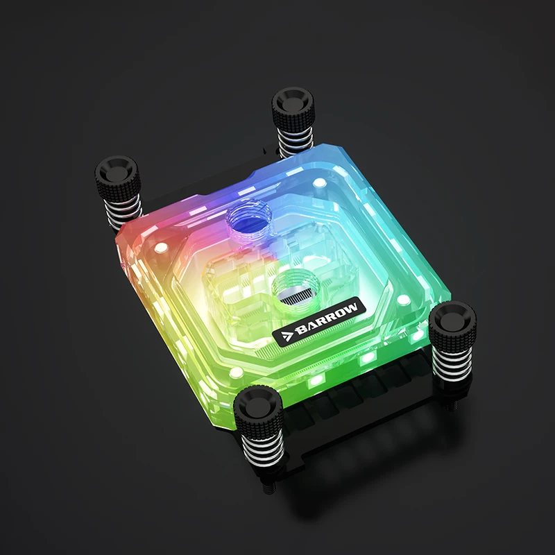 Barrow Cpu Water Block para Amd Am4 Am3 Mais Am3 Fm2 Refrigeração Argb Processador Cooler 2.0 5v Luz Preto Branco Ltyk3a04 v2 - Imagem 4