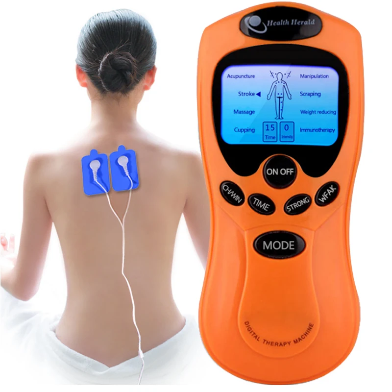 Electric Body Massager LCD Screen Digital Therapy Machine 8 Mode Body Health For Back Neck Foot Leg health Care