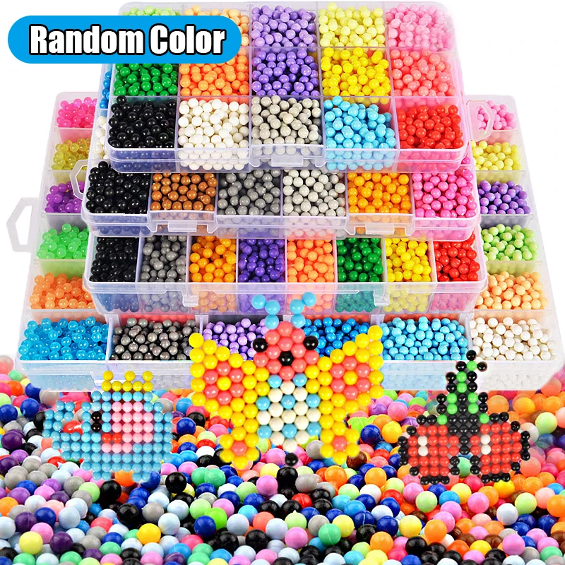 Дополнительные бусины Hama пазлы Aquabeads набор аквабусин сделай сам шарики для игр