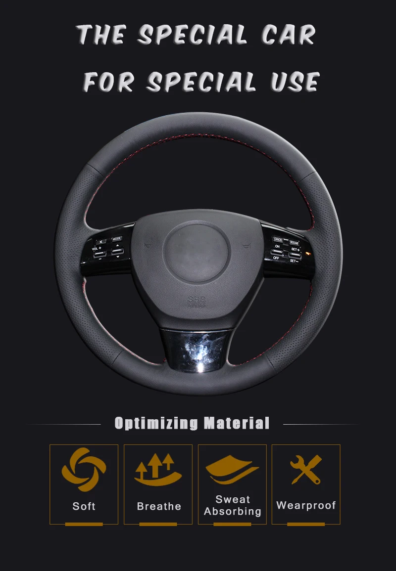 Автомобильная Оплетка на руле Крышка для Mazda 6 2010 Gh Mazda 8 ручная сшитая интерьер DIY автомобильные чехлы на колеса автостайлинг