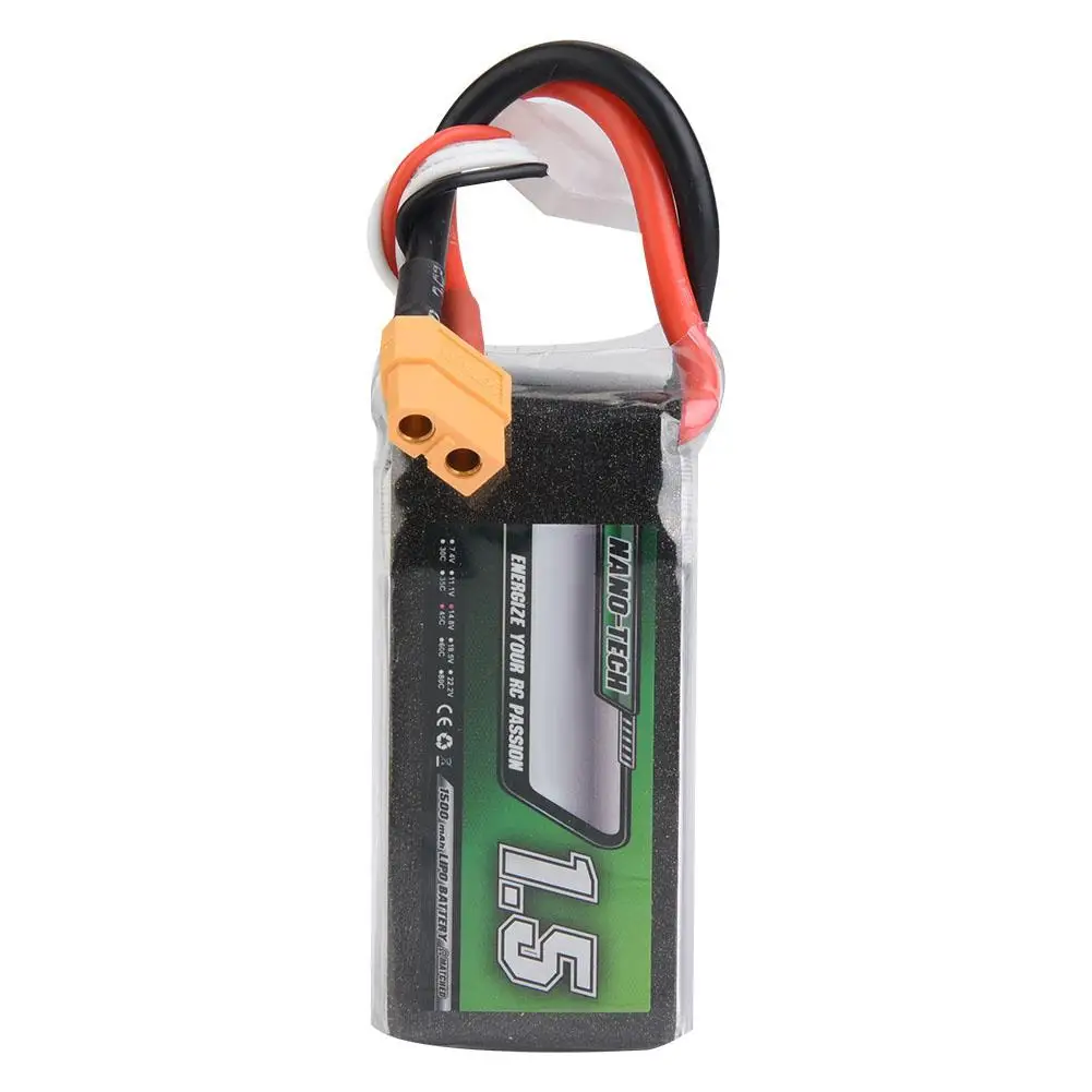 

Hot 1500mAh 1800mAh 14.8V 4S 45C Rechargeable LiPo Battery with XT60 Plug for RC car RC airplane or boat Quickly recharged Batte