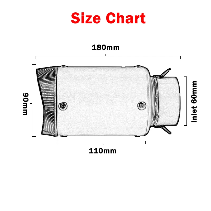 Универсальный глушитель выхлопной трубы мотоцикла 60 мм AR escape moto для ниндзя z900 z250 rsv4 ER6N r15 r3 cbr600 KTM duke dirt bike ATV