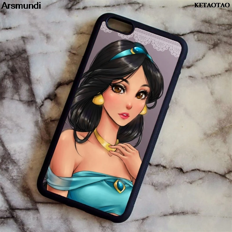 KETAOTAO Jolie Girl Mulan Сейлор Мун Алиса Белль чехлы для телефонов iPhone 4 5S 6S 7 8 X Samsung чехол