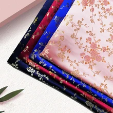 Tissus Imitation soie brocart, 50x70cm, motif Jacquard au mètre, couture de robes Cheongsam, matériel de bricolage