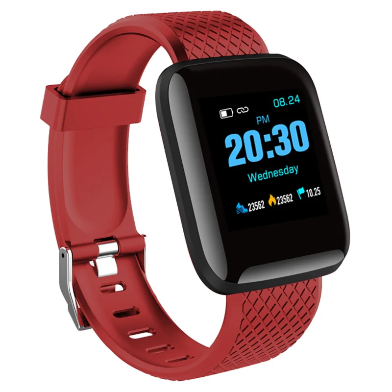 D13 SmartWatch кровяное давление водонепроницаемые Смарт-часы для женщин монитор сердечного ритма фитнес-трекер спортивные часы для Android IOS Телефон - Цвет: Smartwatch Red