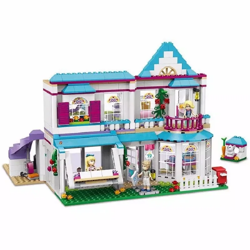 

Trump 37030 GIRL'S Series Stephanie's House Children ENLIGHTEN Educational Assembled Combination Building Blocks Toy