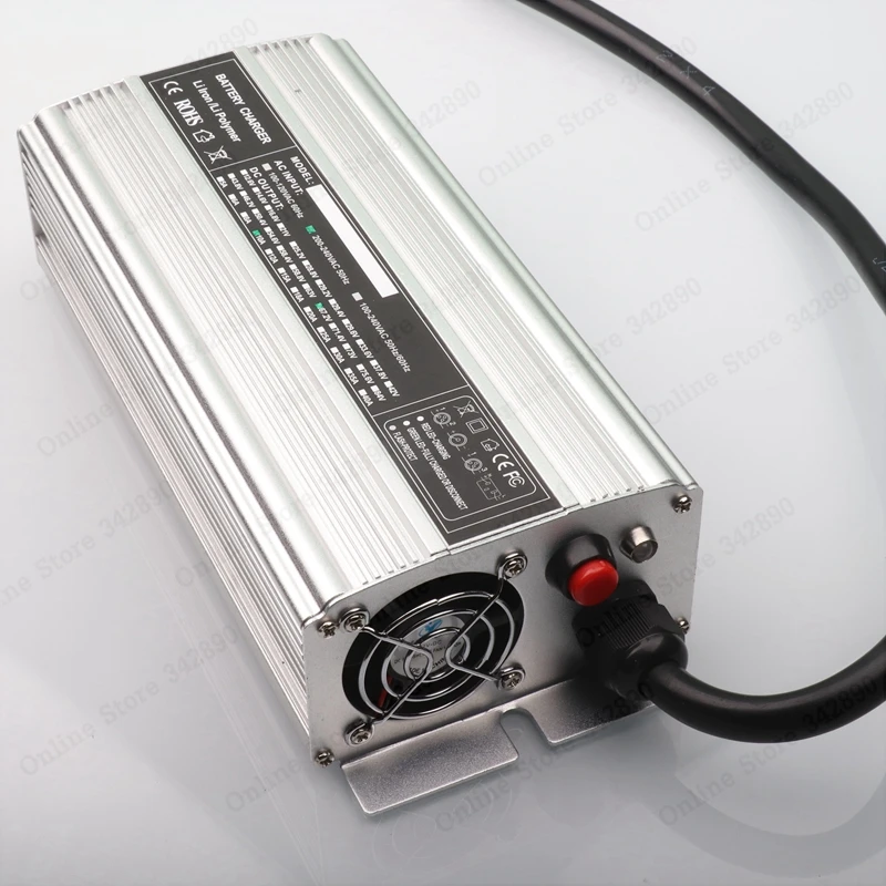 672W 63V 10A зарядное устройство для 15S 61 5 V литий ионный аккумулятор велосипеда