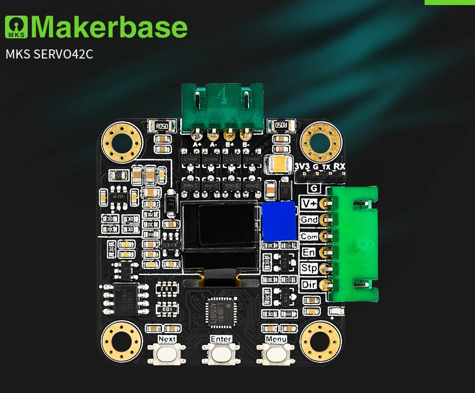 Nema17 servo42c pcba oled cnc fechado loop