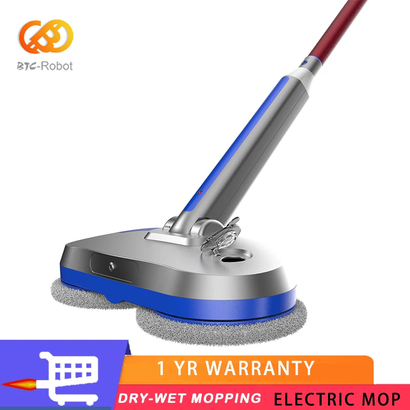 Cordless Electric Mop With Water Tank, Spray Hardwood, Ceramic Tile