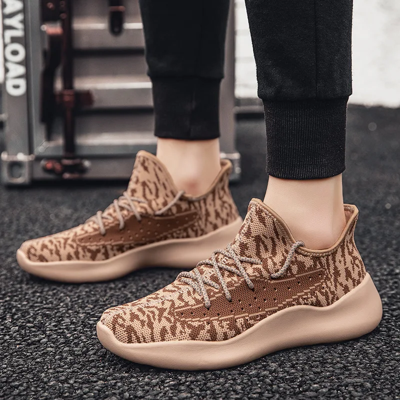 

Tlynskhc Summer New Men's Shoes Breathable Sports Casual Running Tide Shoes Wild Mesh Shoes Mesh Off White Brand Shoes