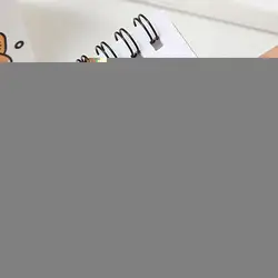 Calendrier de bureau créatif, Mini dessin animé mignon, planificateur quotidien W2R5, calendrier annuel, fournitures scolaires annuelles Cal D7J3, 2022 