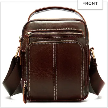 

Bag Men's Genuine Leather Crossbody Bags for Men Vintage Messenger Bag Man Leather Small Shoulder Bags Handbags