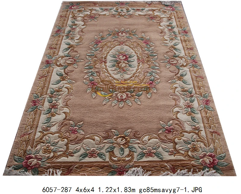 6057-287 4x6 Ковер с цветочным рисунком, китайский коврик для спальни, Настенный декор, прямоугольные китайские для вязания - Цвет: 6057-287 4x6