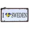 Worldwide Popular City License Plate Poster Vintage Wall Decor North America Metal Tin Sign Plaques Poster 15x30cm ► Photo 3/6