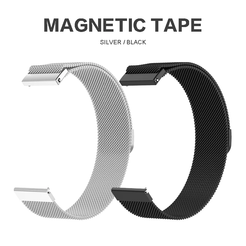 

Milanese Magnetic Watch Band Metal Strap For Huami Amazfit GTS 20mm Width Metal Strap For Amazfit GTS Smart Watch Accessories