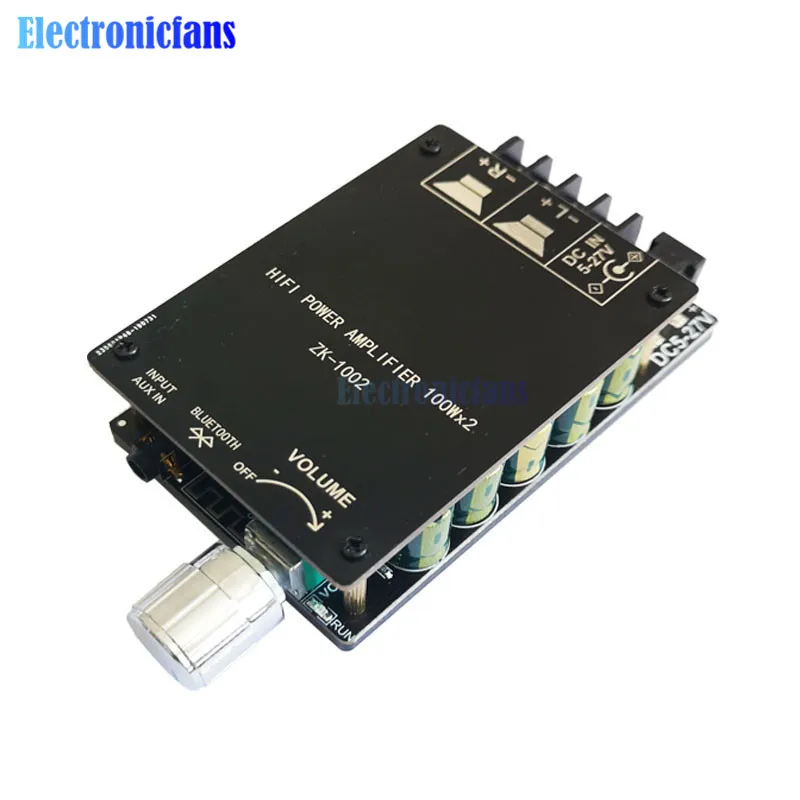 ZK-1002L ZK-1002 Hi-Fi 100WX2 TPA3116 Bluetooth 5,0 высокомощный цифровой усилитель стерео плата AMP Amplificador аудио домашний кинотеатр