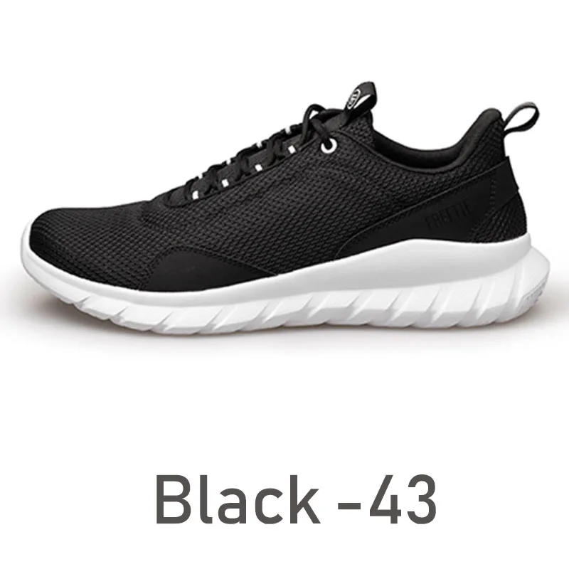 Black 43 Xiaomi FREETIE спортивная обувь легкая проветриваемая эластичная трикотажная обувь дышащие освежающие Городские кроссовки для бега для мужчин - Цвет: Black 43