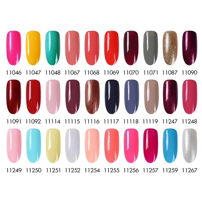 Гель лак NAILCO полуперманентный для маникюра набор из 20 шт. гель лаков светодиодной
