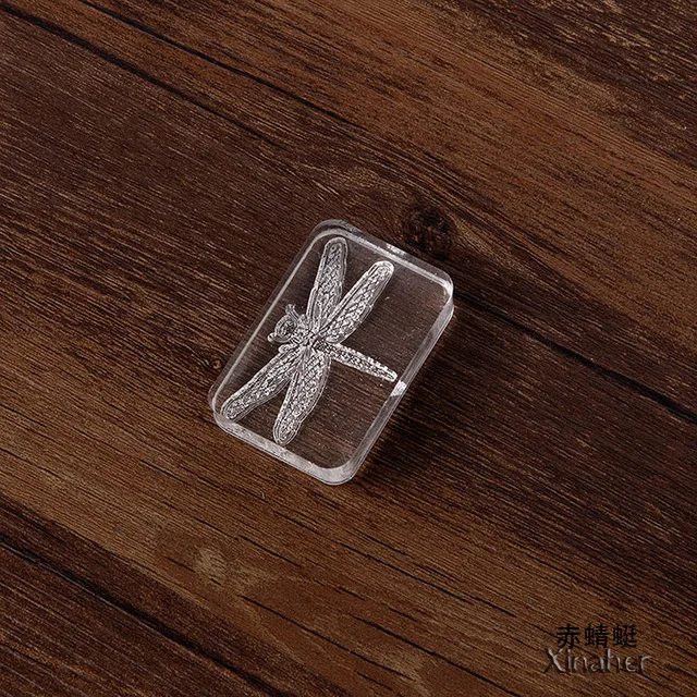 Винтажное растение Луна Марка с бабочкой DIY акриловые резиновые штампы для канцелярских принадлежностей Скрапбукинг прозрачные штампы - Цвет: 1