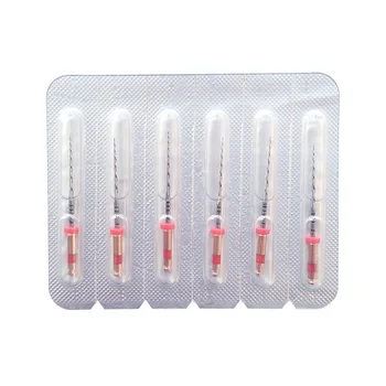 

Dental Red Reciproc NITI Files R25 6pcs/pack Reciprocating Endo Files 25mm Endodontic Files Dentistry Endo Instrument