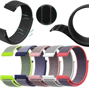 

Nylon Sport Loop Wrist Band Strap for Huami AMAZFIT GTR 47mm Smart Watch Replaceable Sports Bracelet Fashion band Accessories