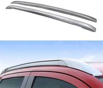 

2Pcs Aluminum Roof Rail Rack Side Rail Roof Rail BarFit for Mitsubishi- ASX Outlander Sport 2010-2020 - Silver